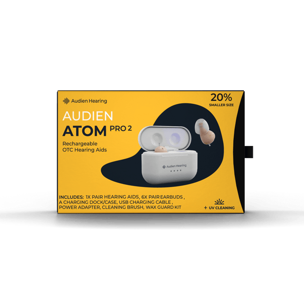 Audien Atom Pro 2 OTC Hearing Aids