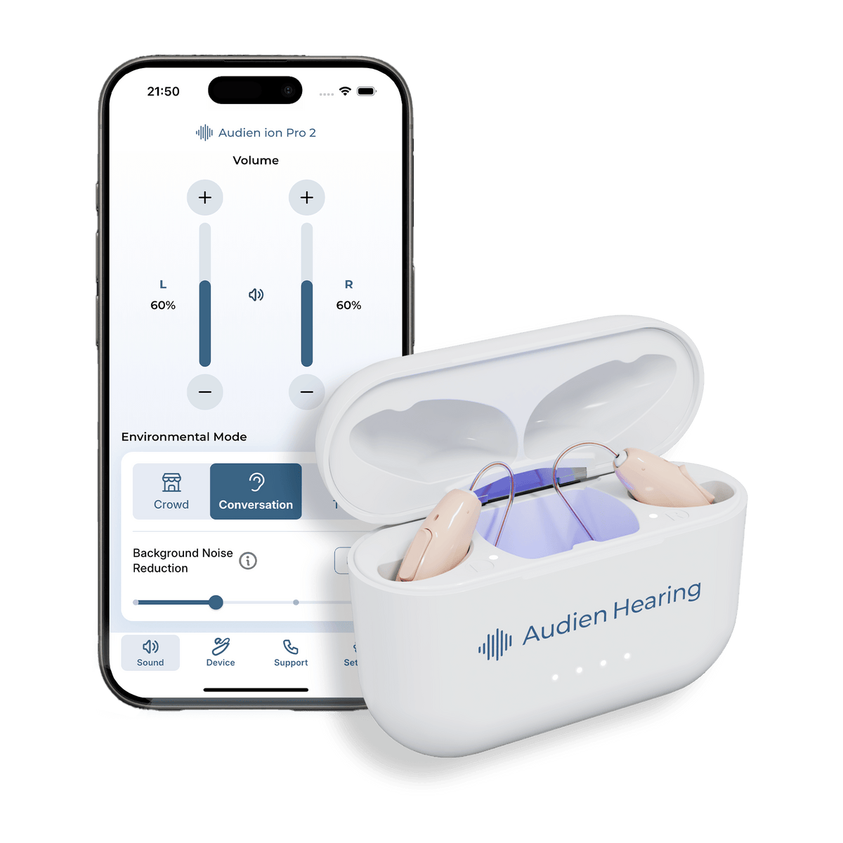 Audien ION Pro 2 OTC Hearing Aids CX